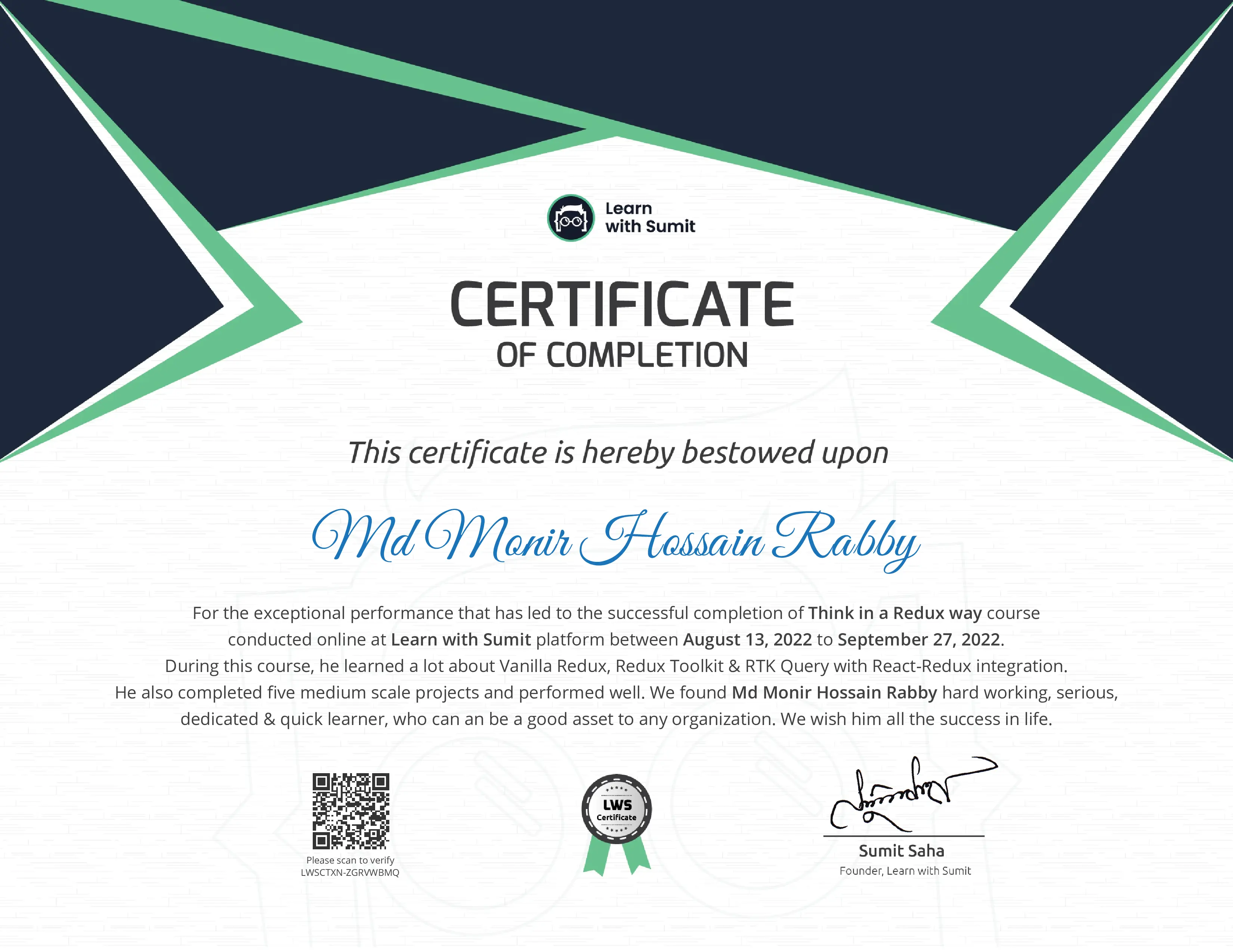 Redux Learner Learn with Sumit